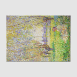 Monet Woman Seated Under The Willows Fine Art Tissue Paper