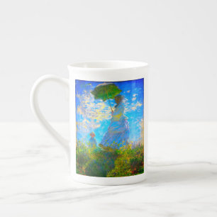 Monet Woman with a Parasol Bone China Mug