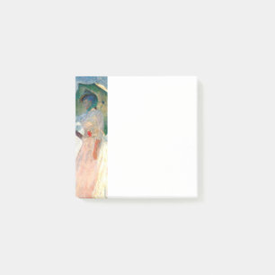 Monet Woman with a Parasol Facing Left Post-it Not Notes