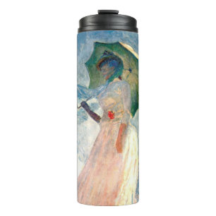 Monet Woman with a Parasol Facing Left Thermal Tumbler
