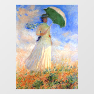 Monet Woman with a Parasol Facing Right
