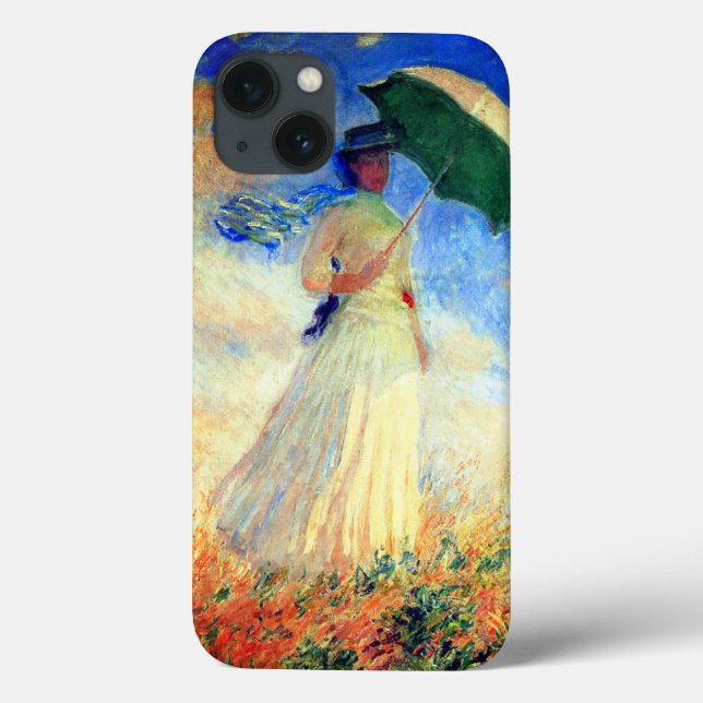 Monet Woman with a Parasol Facing Right Case-Mate iPhone Case (Back)