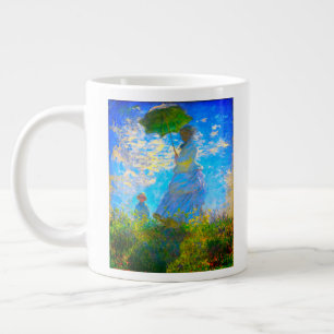 Monet Woman with a Parasol Large Coffee Mug