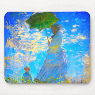 Monet Woman with a Parasol Mouse Pad