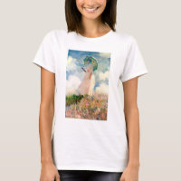 Monet Woman With A Parasol T-shirt