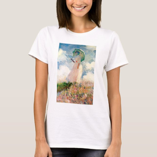 Monet Woman With A Parasol T-shirt (Front)