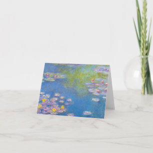 Monet Yellow Water Lilies Note Card