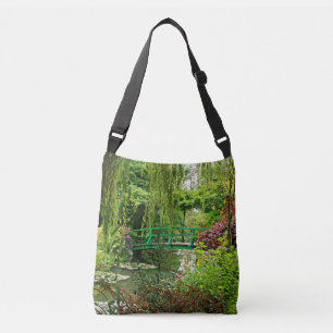 Monet's bridge, Claude Monet's garden,, Giverny Crossbody Bag