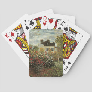 Monet's Garden at Argenteuil by Claude Monet Playing Cards