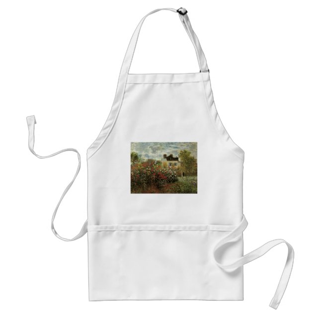 Monet's Garden at Argenteuil by Claude Monet Standard Apron (Front)