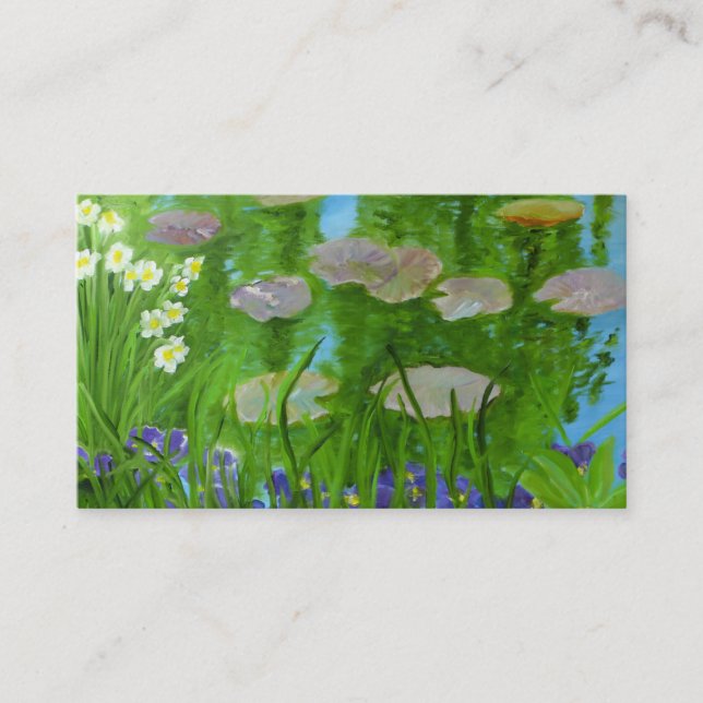 Monet's Garden Business Card (Front)