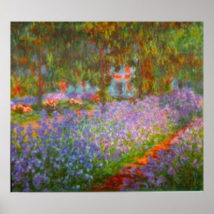 Monet's Garden by Claude Monet Poster