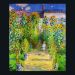 Monet's Garden Poster<br><div class="desc">Painting by Claude Monet.</div>
