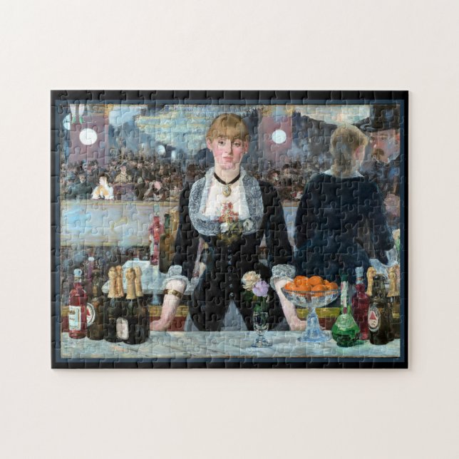 Monet's Girl Behind the Bar Puzzle (Horizontal)