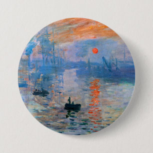 Monet's Impression, Sunrise 7.5 Cm Round Badge