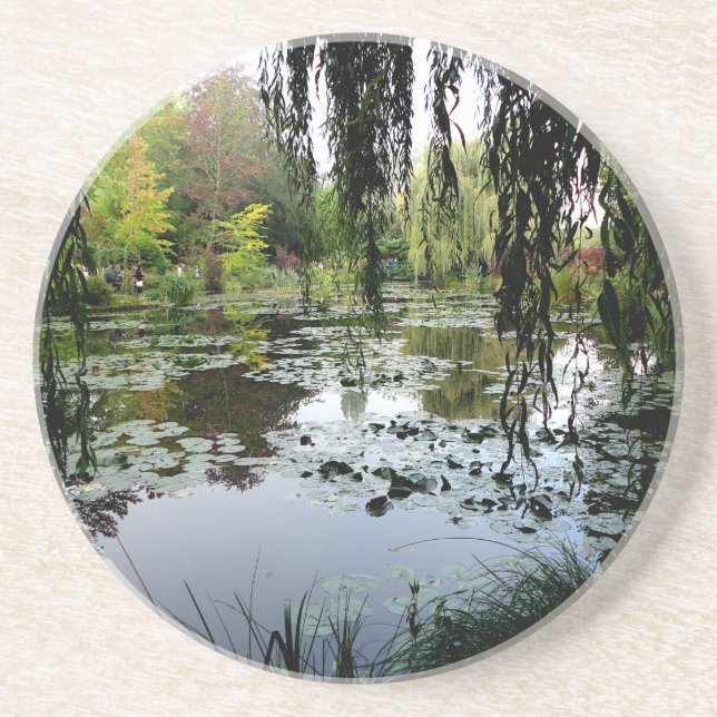 Monet's Lily Pond, Giverny, France Coaster (Front)