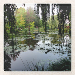 Monet's Lily Pond, Giverny, France Glass Coaster