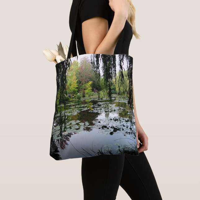 Monet's Lily Pond, Giverny, France Tote Bag (Close Up)
