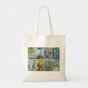 Monet's Paintings Tote Bag