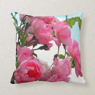"Monet's Rose Garden" Pillow