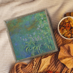 Monet's Vibrant Irises Photo Print