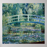 Monet's Water Lilies and Japanese Bridge