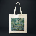 Monet's Water Lilies and Japanese Tote Bag<br><div class="desc">Water Lilies and Japanese Bridge by Claude Monet (1899)</div>