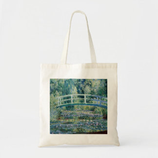 Monet's Water Lilies and Japanese Tote Bag