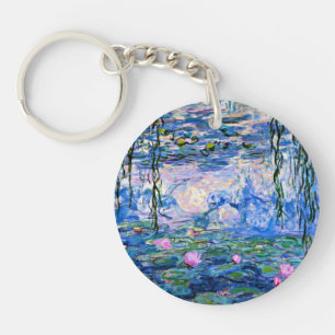 Monet's Water Lilies Key Ring