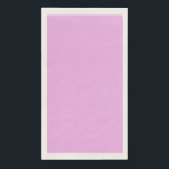 Monet's Water Lilies Mix and Match Napkin<br><div class="desc">Water Lilies,  1919 famous painting by Claude Monet,  with colour coordinated solid colours pinkish-purple and Monet blue,  ready to mix and match.</div>