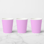 Monet's Water Lilies Mix and Match Paper Cups<br><div class="desc">Water Lilies,  1919 famous painting by Claude Monet,  with colour coordinated solid colours pinkish-purple and Monet blue,  ready to mix and match.</div>