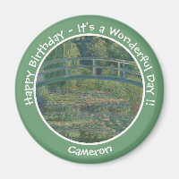 Monet's Water-Lily Pond and Footbridge Party Items