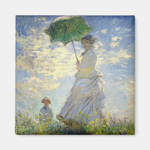 Monet's Woman with a Parasol (The Stroll / Walk) Magnet