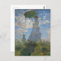 Monet's Woman with Parasol,Impressionist Landscape