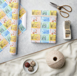  Money 돈 Korean Currency #2 Wrapping Paper