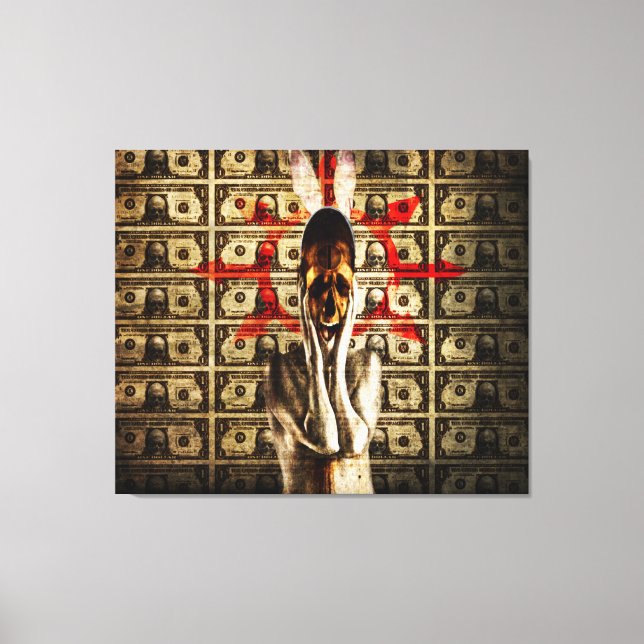 money 2013 canvas print (Front)