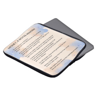 Money, A Royal Maiden Inspirational Poem Poetry  Laptop Sleeve