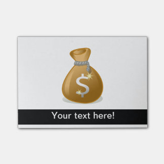 Money bag clipart post-it notes
