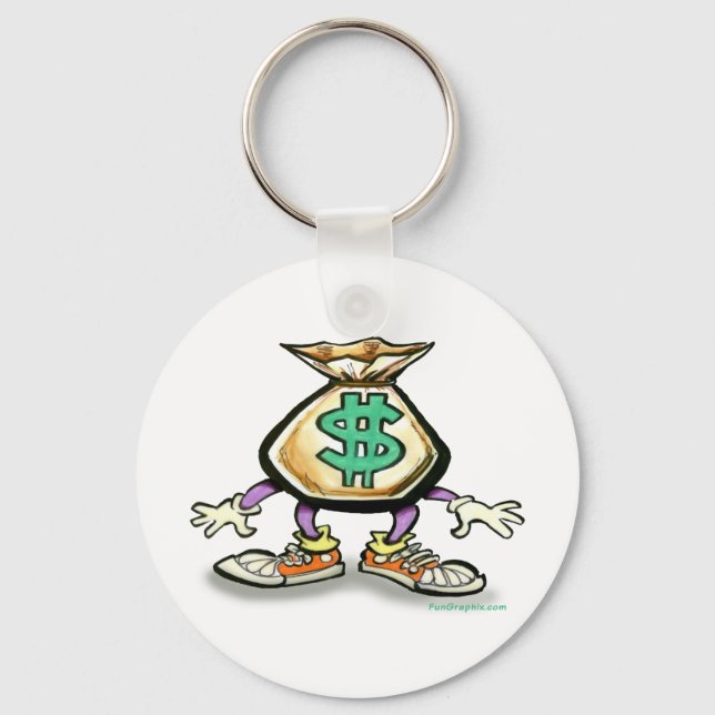 Money Bag Key Ring (Front)
