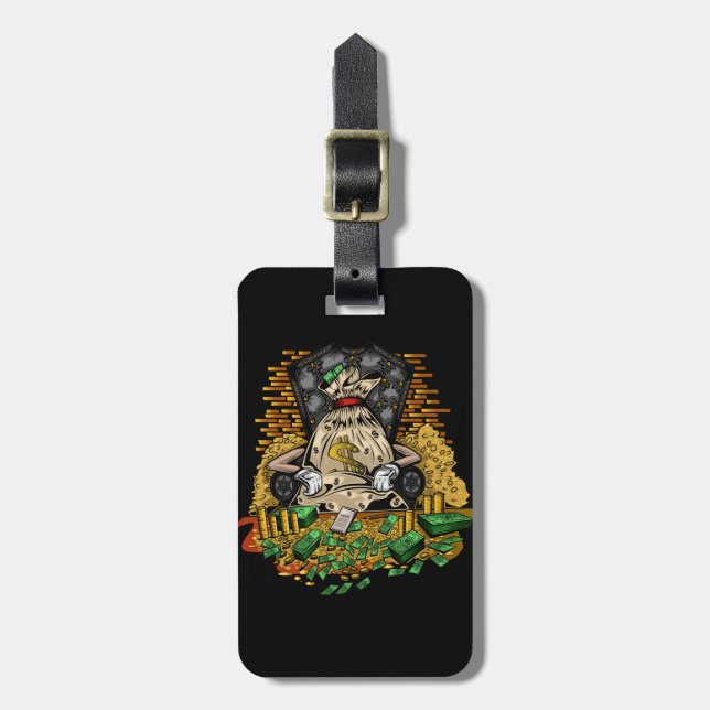 Money Bag  Luggage Tag (Front Vertical)