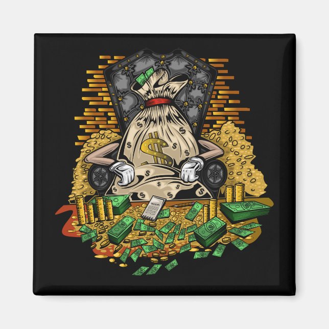 Money Bag Magnet (Front)