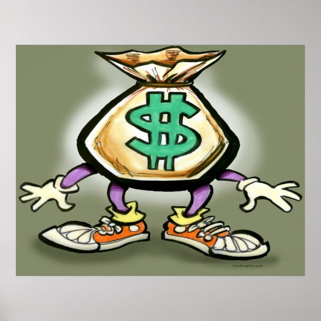 Money Bag Poster (Front)