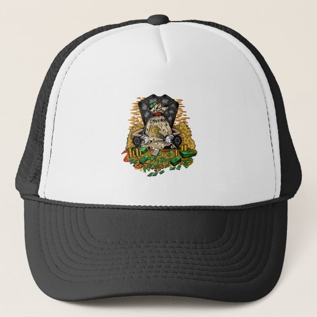 Money Bag Trucker Hat (Front)