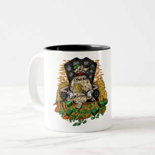 Money Bag Two-Tone Coffee Mug