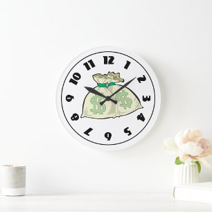 Money Bags Clock