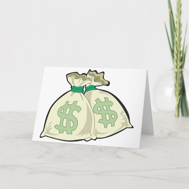Money Bags Greeting Cards (Creator Uploaded)