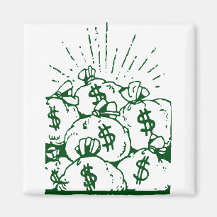 Money Bags! Magnet