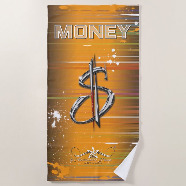 MONEY BEACH TOWEL (Front)