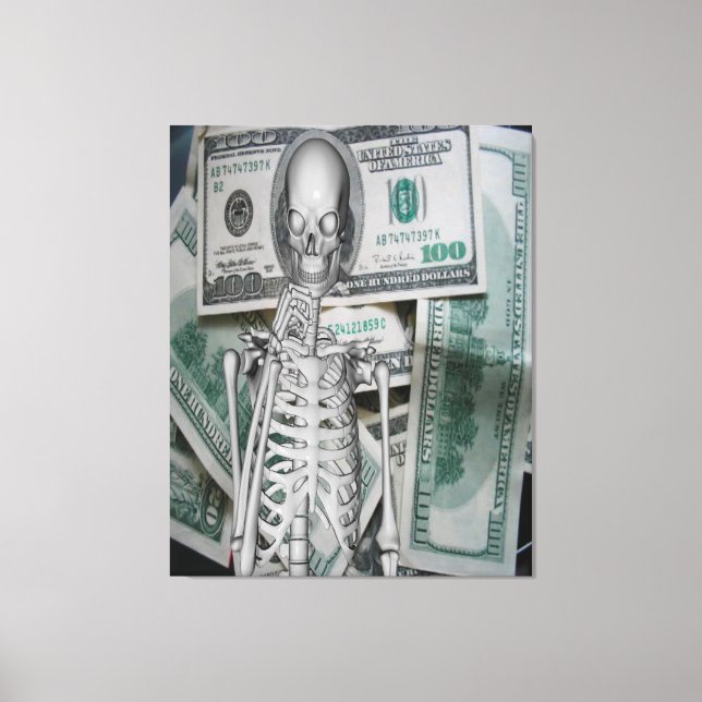 Money Canvas Print (Front)