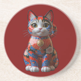 Money cat coaster